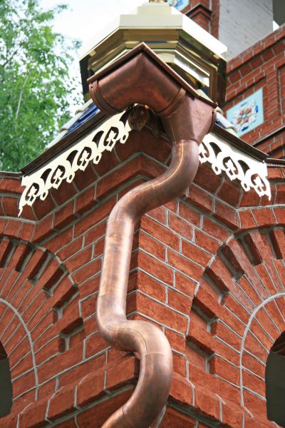 Church Downspout Installation in Aiken